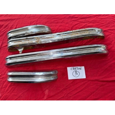 Lot de pare chocs original Jaguar XK 120 à restaurer