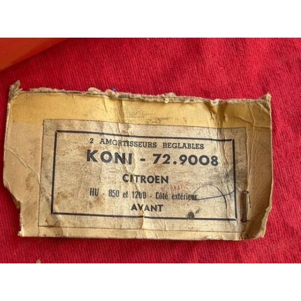 2 amortisseurs Koni réglable AV neuf NOS Citroën HY