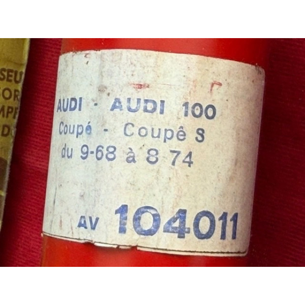 2 amortisseurs AV neuf NOS Audi 100 Coupé S de 1968 à 1974