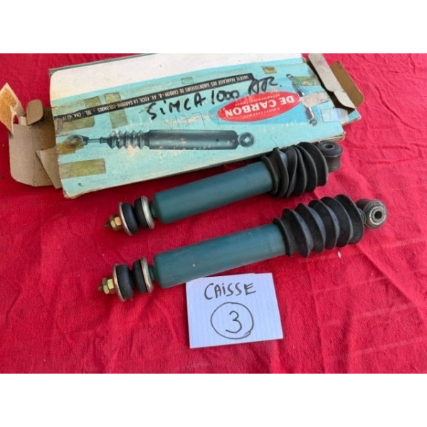 2 amortisseurs ARR De Carbon neuf NOS Simca 1000 Rally