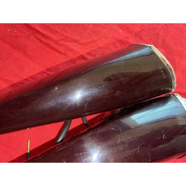 2 cornets de clignotants arrière plastique Citroën DS 19 1ère génération