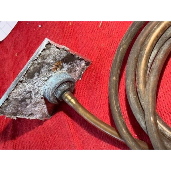 Gicleur de lave glace central original Citroën DS 19 1ère génération