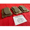 3 plaquettes de frein neuves original Citroën DS tout modèle de 1965 à 1975