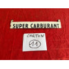 Plaquette émaillée Automobilia indicateur carburant volucompteur pompe à essence
