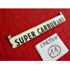 Plaquette émaillée Automobilia indicateur carburant volucompteur pompe à essence
