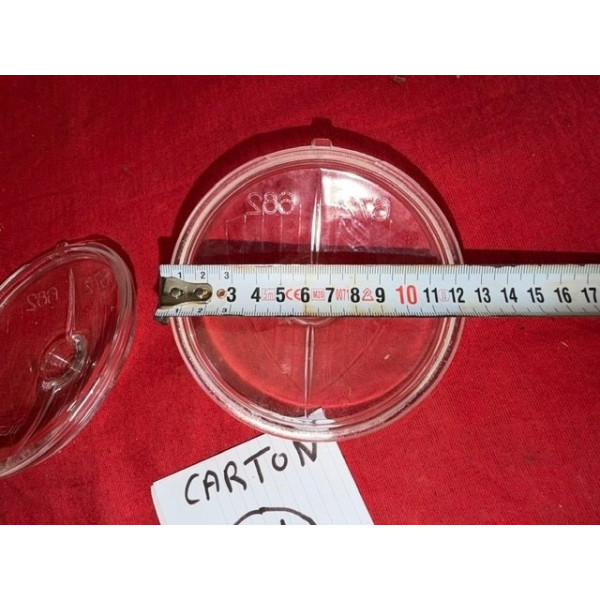 2 verres de phares obus Marchal 672 662 neuf Citroën DS Peugeot 403 404 Renault