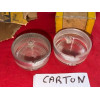 2 cabochons veilleuses clignotants avant Renault 8 Gordini