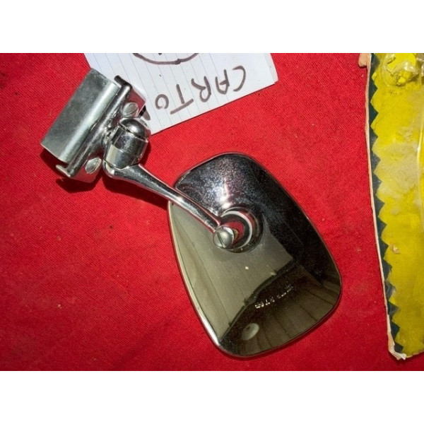 Petit rétroviseur ext neuf chrome adaptable Renault Peugeot Citroën Matra Simca