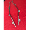 Habillage intérieur chrome latéral G et D custode arrière Citroën SM Maserati