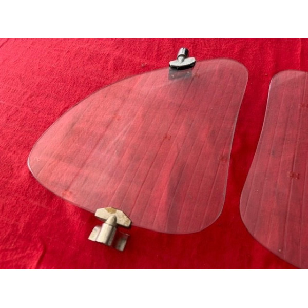 2 déflecteurs d'air accessoire sur porte avant style Citroën Traction ou autre