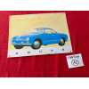 Tôle peinte publicitaire Volkswagen Karmann coupé