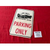 Plaque plastique publicitaire Volkswagen Karmann cabriolet