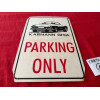 Plaque plastique publicitaire Volkswagen Karmann cabriolet