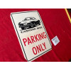 Plaque plastique publicitaire Volkswagen Karmann cabriolet