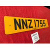 Ancienne plaque d'immatriculation anglaise vintage Automobilia