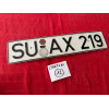 Ancienne plaque d'immatriculation allemande vintage Automobilia