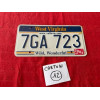 Plaque immatriculation américaine USA original Chevrolet Ford Dodge vintage