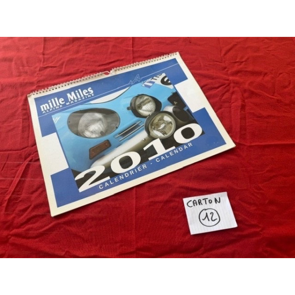 Calendrier 2010 mille Miles Alpine