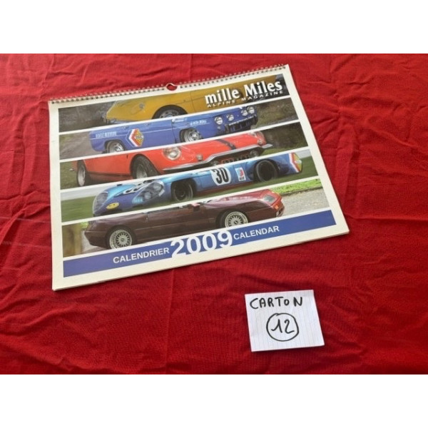 Calendrier 2009 mille Miles Alpine