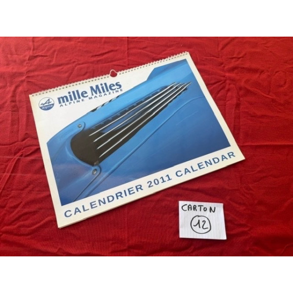 Calendrier 2011 mille Miles Alpine