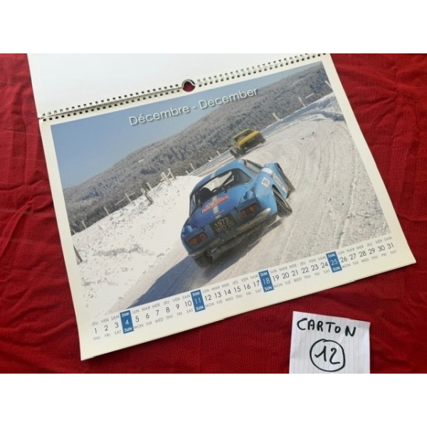 Calendrier 2011 mille Miles Alpine