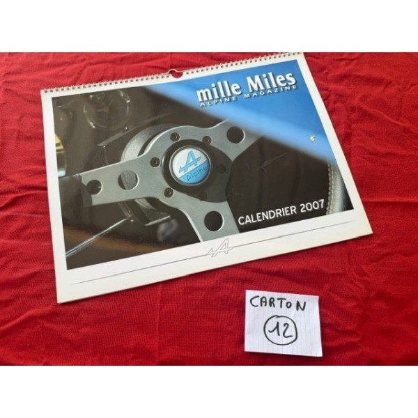 Calendrier 2007 mille Miles Alpine