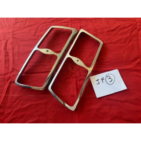 Enjoliveurs feux arrière aluminium poli neuf accessoire Renault 5 1er modèle