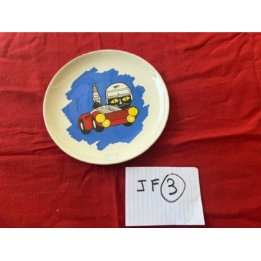 Assiette céramique Marchal Gien Rally vintage Renault Alpine Gordini Matra