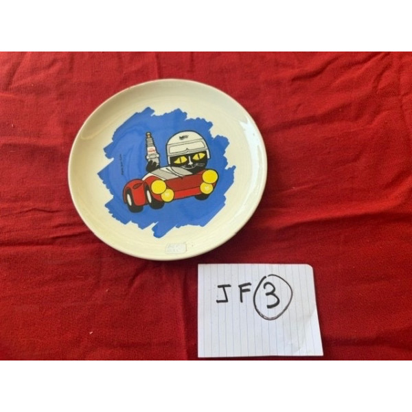 Assiette céramique Marchal Gien Rally vintage Renault Alpine Gordini Matra