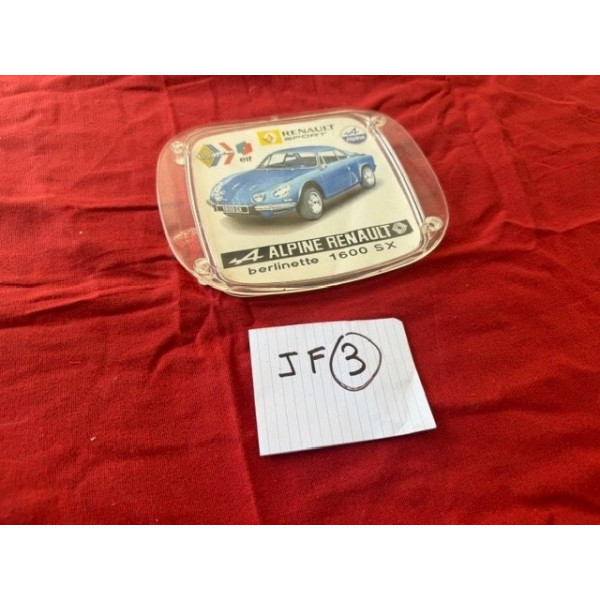 Soucoupe plastique Alpine 1600 SX neuve Automobilia vintage