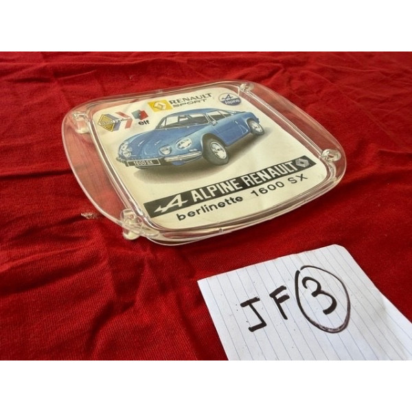 Soucoupe plastique Alpine 1600 SX neuve Automobilia vintage
