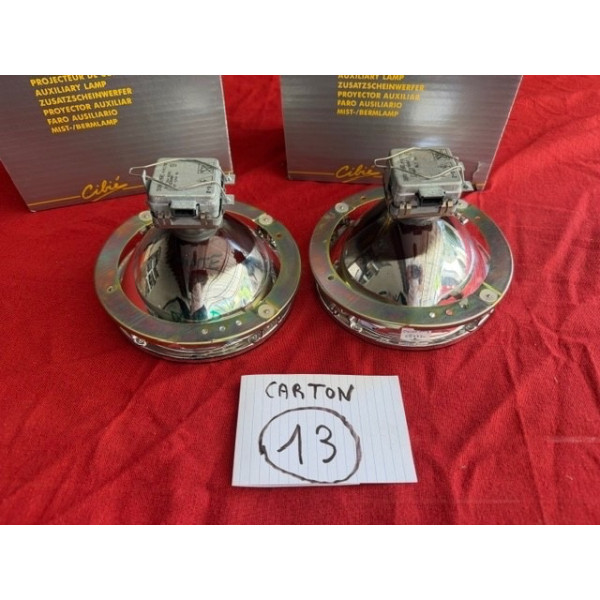 2 longue portée Cibie Oscar Racing monté Xenon phare boule Porsche 911 Citroën DS