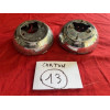 2 coques arrière chrome phare Marchal original Peugeot 403 cabriolet Matra
