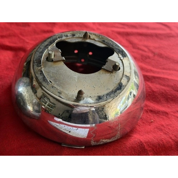 2 coques arrière chrome phare Marchal original Peugeot 403 cabriolet Matra