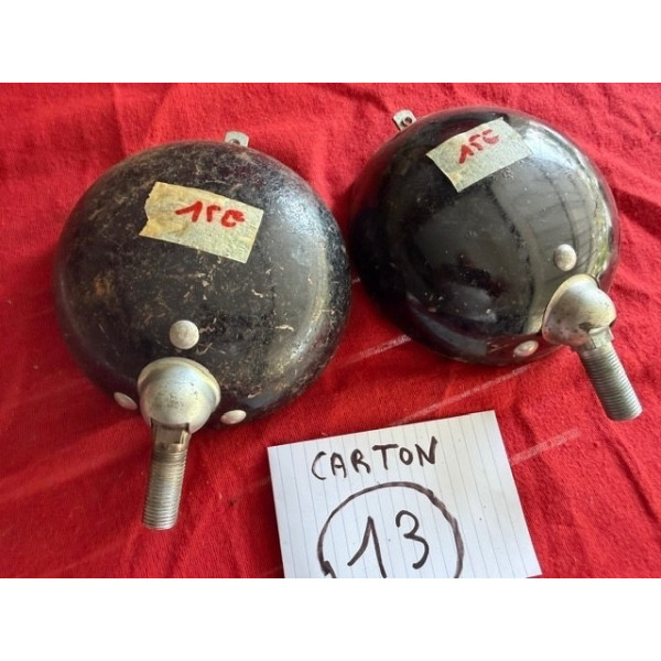 2 coques arrière phare Marchal original Peugeot Renault Citroën Traction
