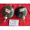 2 coques arrière phare Marchal original Peugeot Renault Citroën Traction