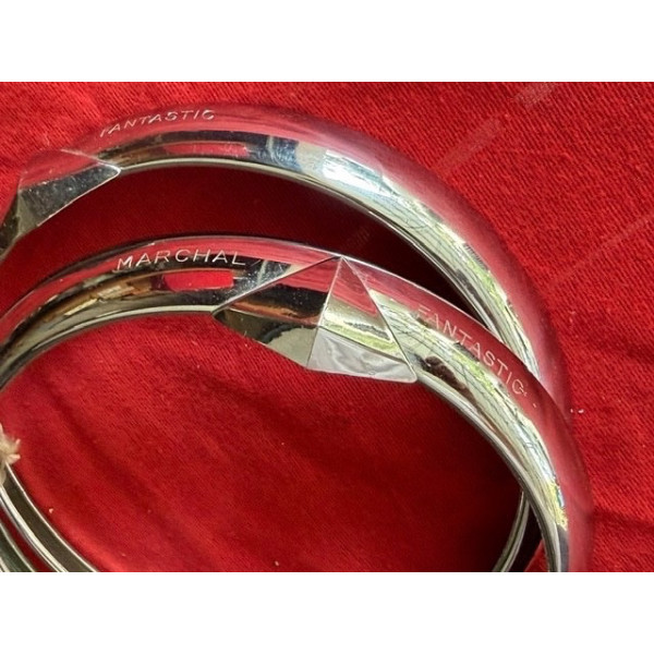 2 cercles de phare additionnel Marchal original Peugeot Renault Delahaye