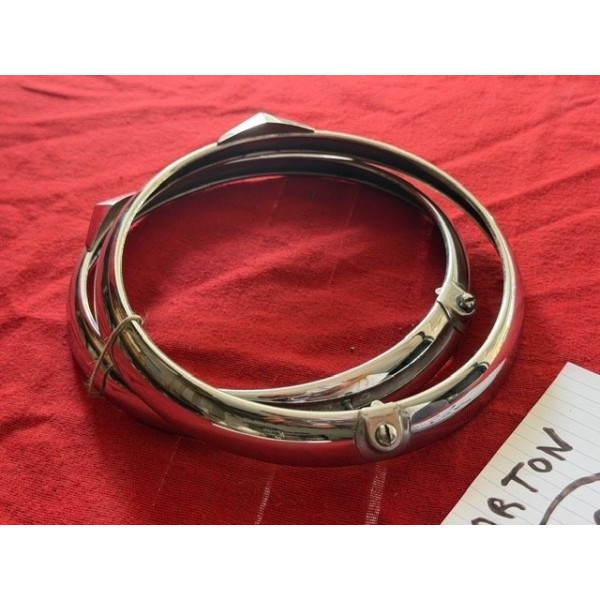 2 cercles de phare additionnel Marchal original Peugeot Renault Delahaye