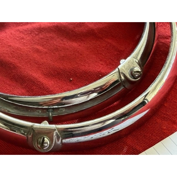 2 cercles de phare additionnel Marchal original Peugeot Renault Delahaye