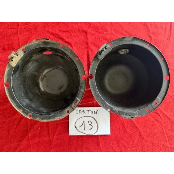 2 cuvelages centraux originaux Cibie Renault 8 Gordini