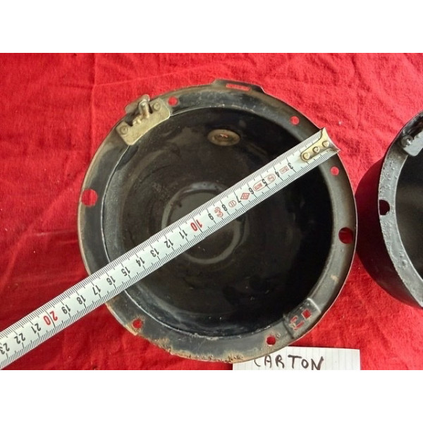 2 cuvelages centraux originaux Cibie Renault 8 Gordini