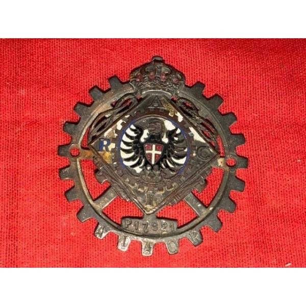 Badge de rally véhicule ancien AIACR