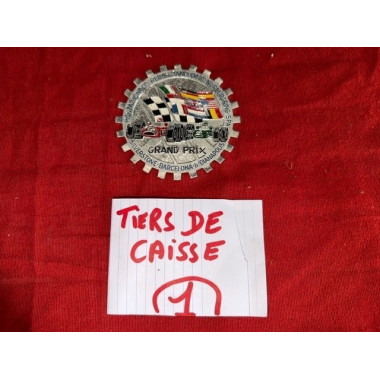 Badge de rally véhicule ancien Automobile Grand Prix