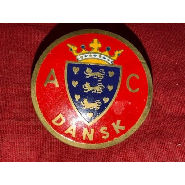 Badge de rally véhicule ancien Automobile Club Dansk