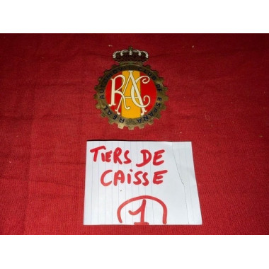 Badge de rally véhicule ancien Automobile Club Espagna Real