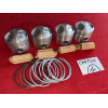 4 pistons neuf Bretille Alpine A110 1296 R8 Gordini complet avec axe et segments
