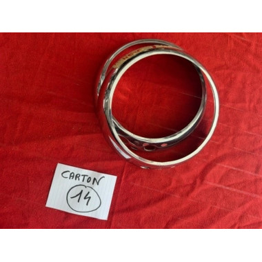 2 cerclages de phares chrome neuf original Austin Mini Classic maxi 1997