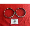 2 cerclages chrome Cibie original Renault 4CV Estafette