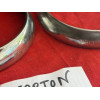 2 cerclages chrome Cibie original Renault 4CV Estafette