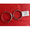 2 petits cerclages Marchal chrome phare additionnel Renault Peugeot Citroën 60-70